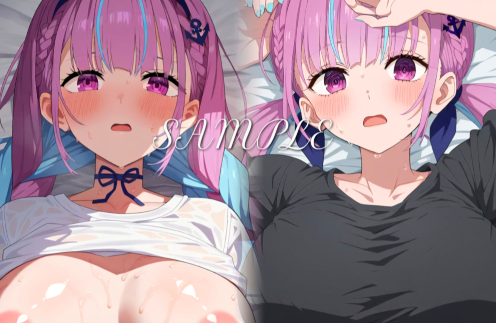 サンプル画像3:【134枚】兎田〇こらと湊あ〇あの受難(鼉カメラふぱぁん) [d_523366]