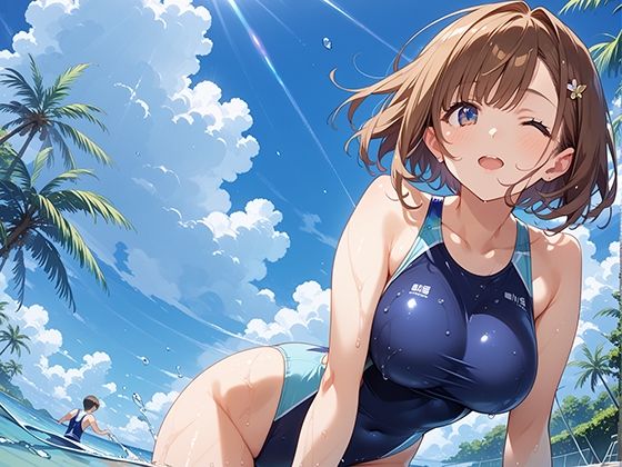 サンプル画像2:性実践学園 ハメまくり！水泳部(マジカルきなこ) [d_523382]