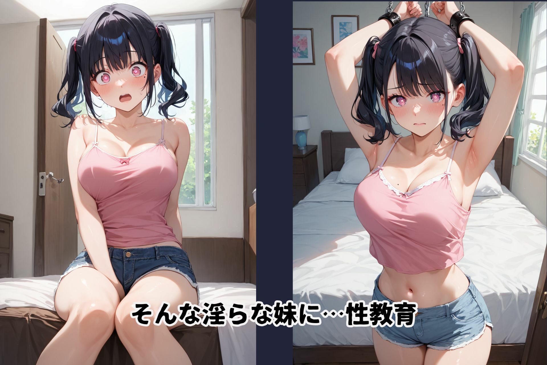 サンプル画像6:JK妹が生意気だから、素直になるまで性調教(ふじや) [d_523597]