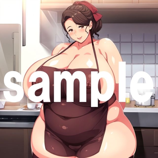 サンプル画像2:爆乳妻愛のエプロン(ムチムチの楽園) [d_523611]