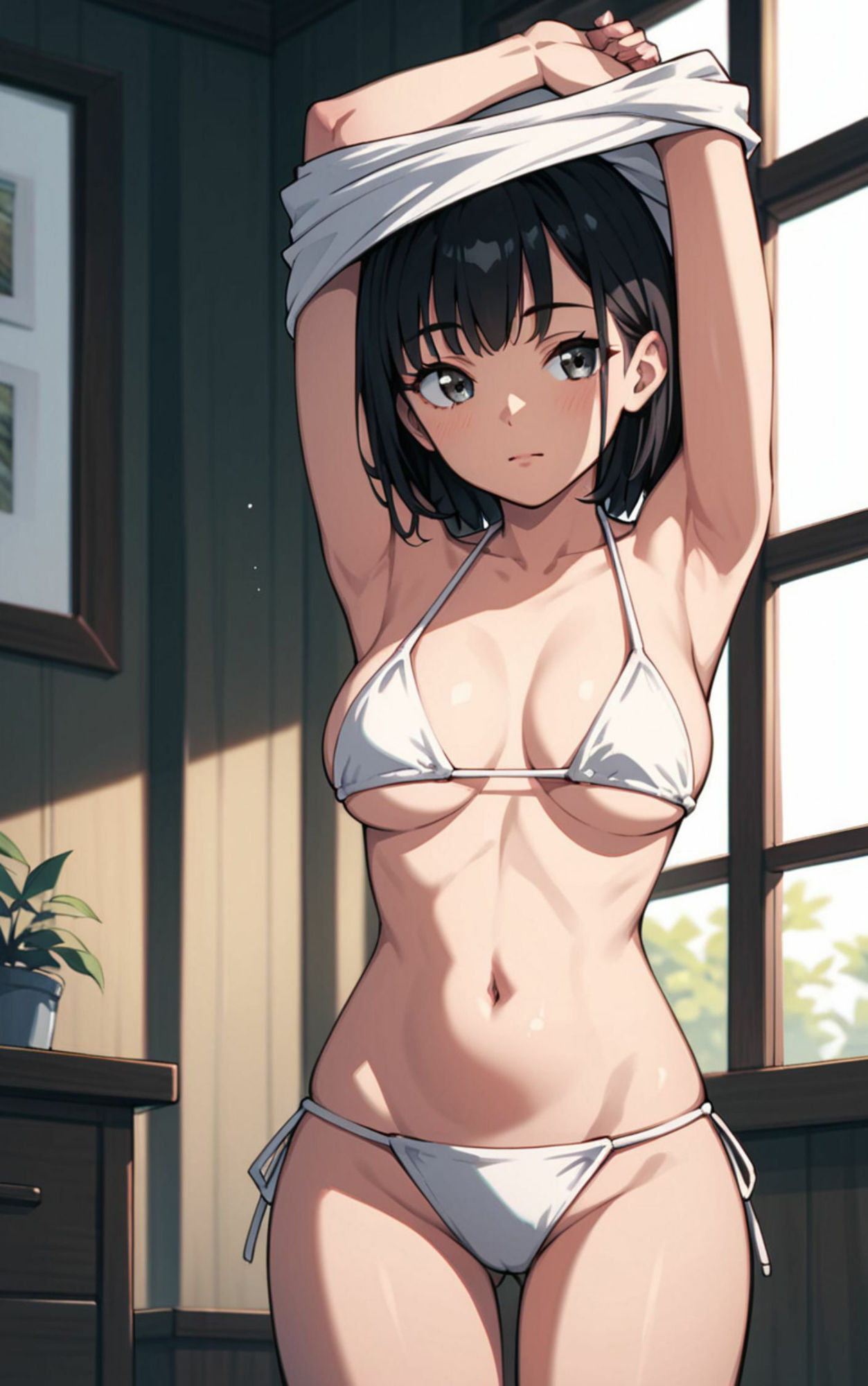 サンプル画像1:濡れちゃうっ！女子校生初体験！(まっするしなもん) [d_523641]