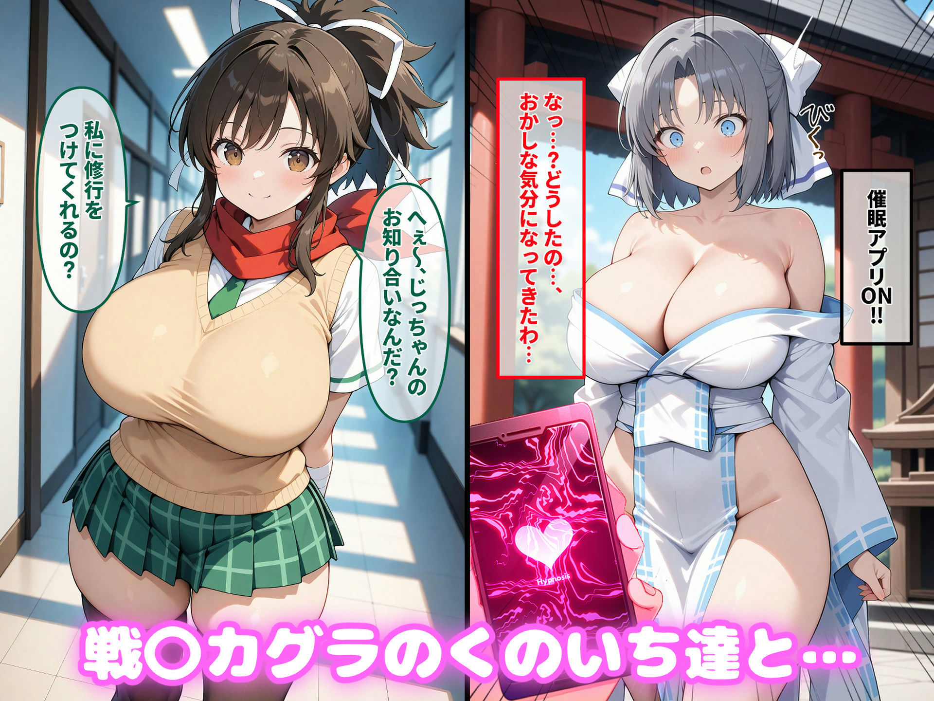 サンプル画像1:戦〇カグラのヒロイン達と汗だく孕ませHする話(ぞでぃあーく) [d_523652]