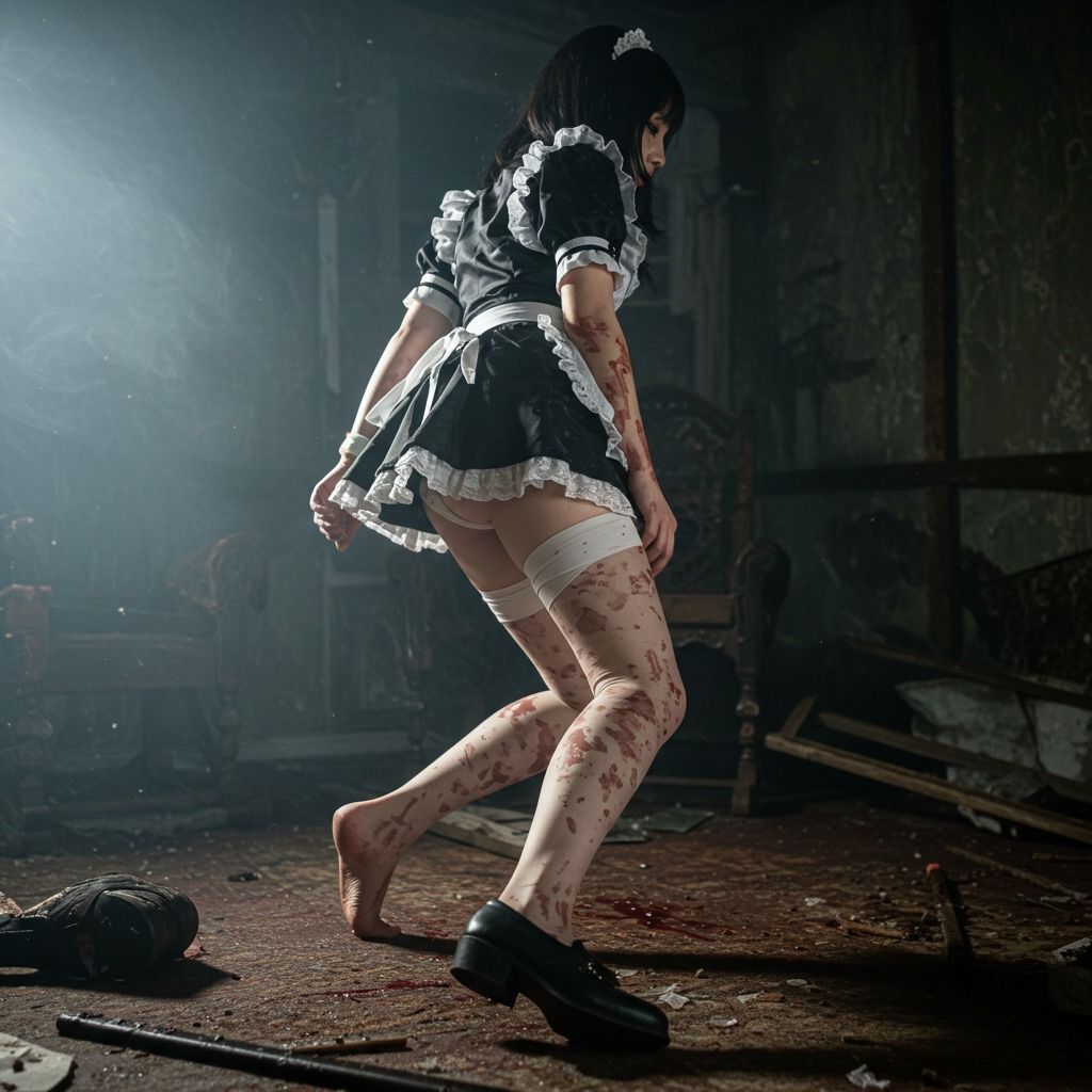 サンプル画像2:エロメイドゾンビ(もう限界) [d_523818]