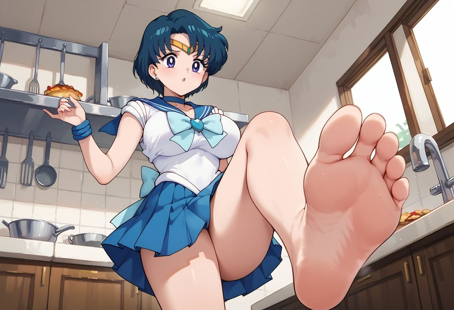 サンプル画像4:セーラーマー○ュリーイラストエロ画像_「愛と知性のセーラー服美少女戦士！」が決め台詞な亜美ちゃんのエッチな画像集(エロココ！) [d_524056]