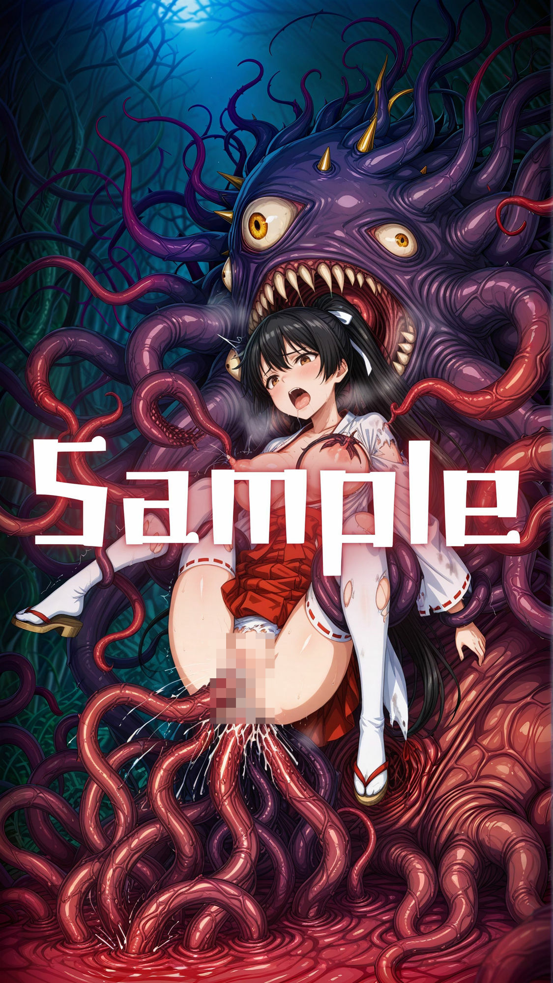 サンプル画像3:触手領域 -淫楽の社-(触手屋) [d_524063]