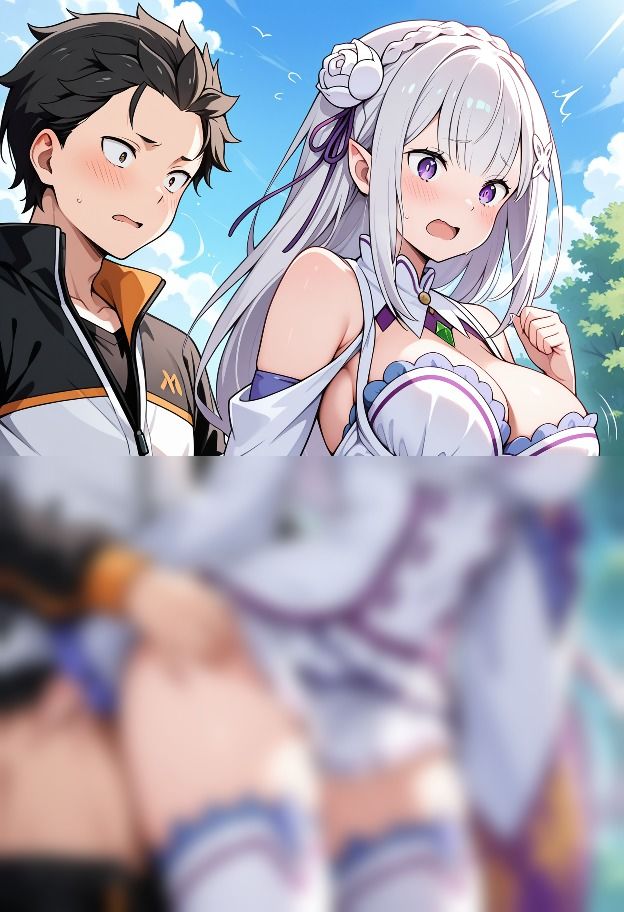 サンプル画像4:厳選  エミリアxスバル 特集！！！(とはじゅうんあい) [d_524064]