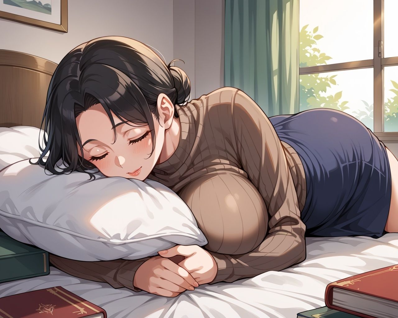 サンプル画像1:娘の彼氏に誘惑されて危険日生ハメSEX(ろんどんぷりん) [d_524084]