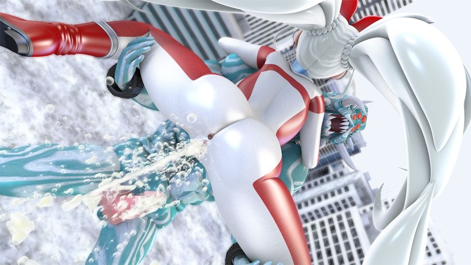 サンプル画像2:光の女神メロディナVSロクロネック星人(四次元少女ネオス) [d_524117]