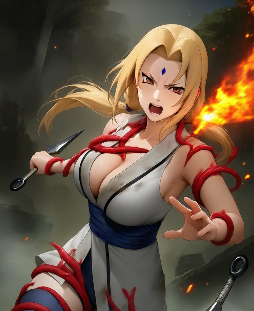 サンプル画像3:綱〇 vs ぬるぬる触手(Nakki_触手・ヒロピン) [d_524125]