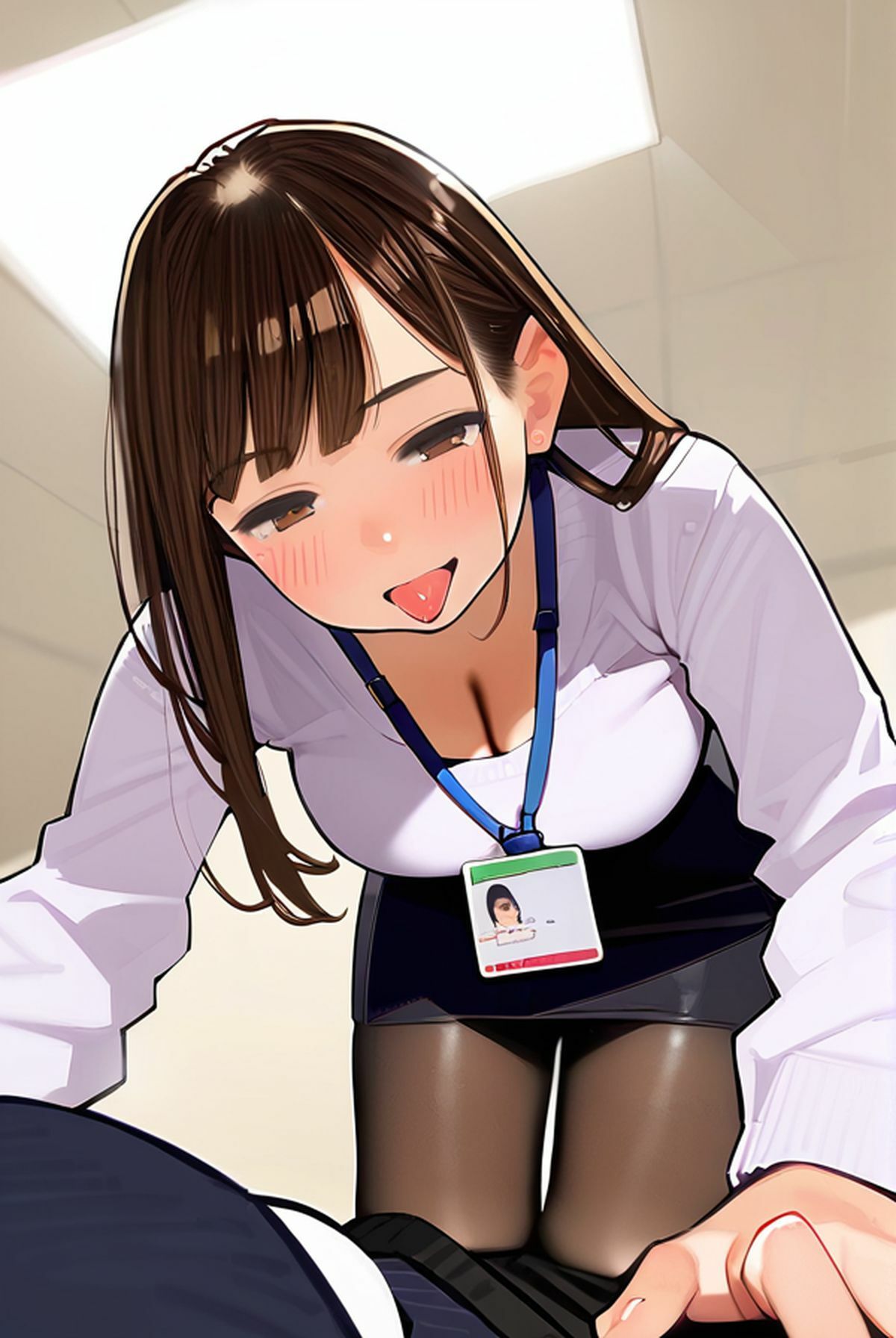 サンプル画像4:センパイってOLのカガミですよね（フルカラー）(ailoveproject) [d_524133]