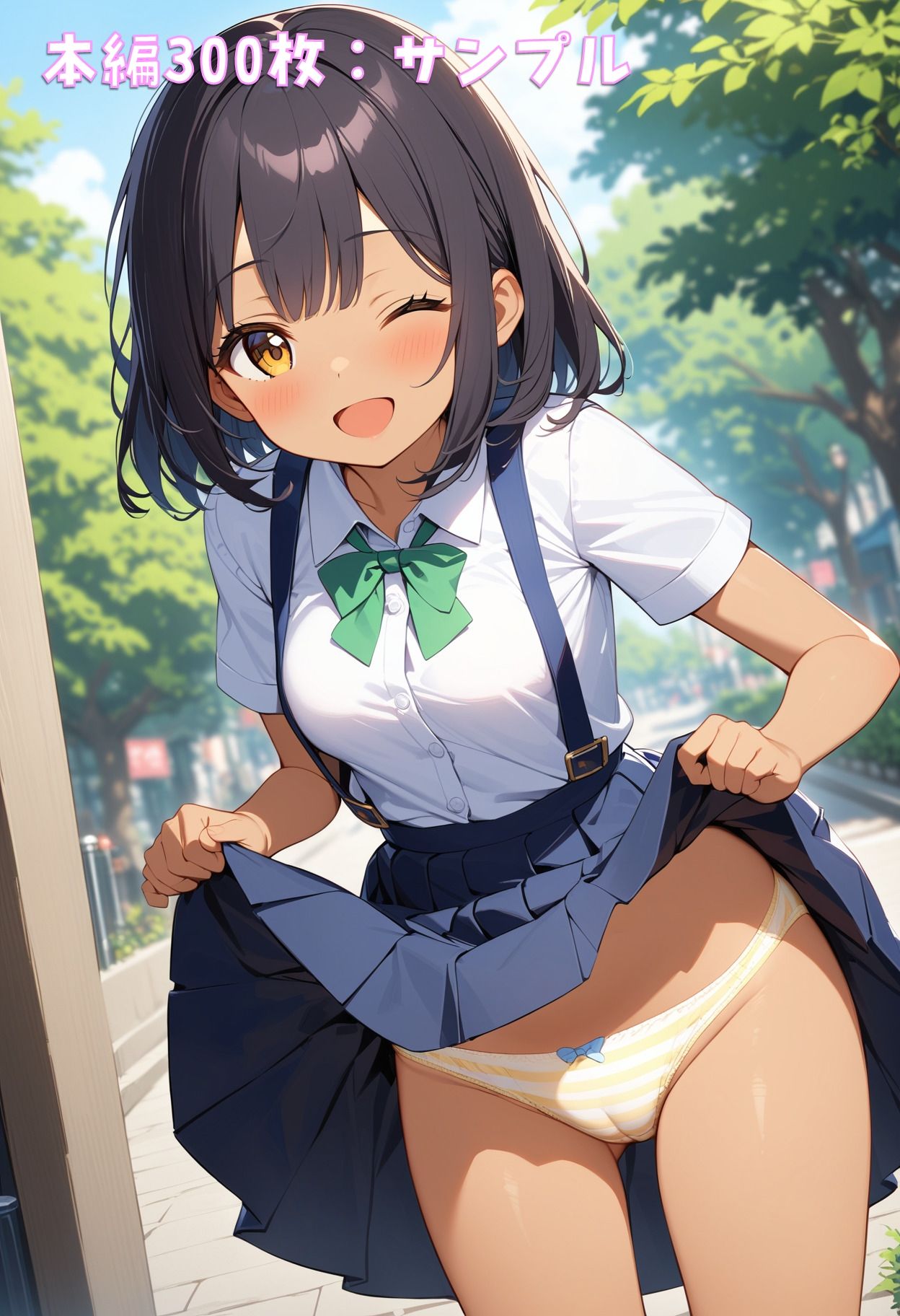 サンプル画像1:とつげき！街角JK〜あなたのぱんつ見せてください〜8(ぱんつ工房) [d_524172]