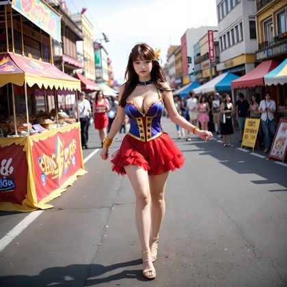 サンプル画像2:【大容量・高画質】コスプレ巨乳特集(Fetishism AI) [d_524229]