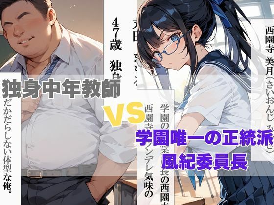 サンプル画像3:風紀委員長が催〇おじさんに狙われてしまったのでどエロくなって同時に学校の風紀も乱れた物語(ぱにっく天国) [d_524244]