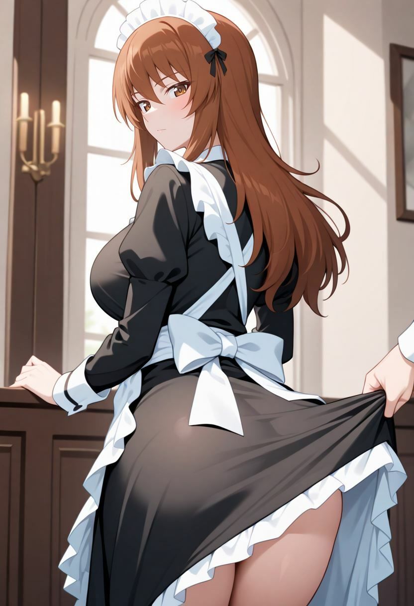 サンプル画像1:無表情系メイドさんご奉仕CG集(susu789) [d_524288]