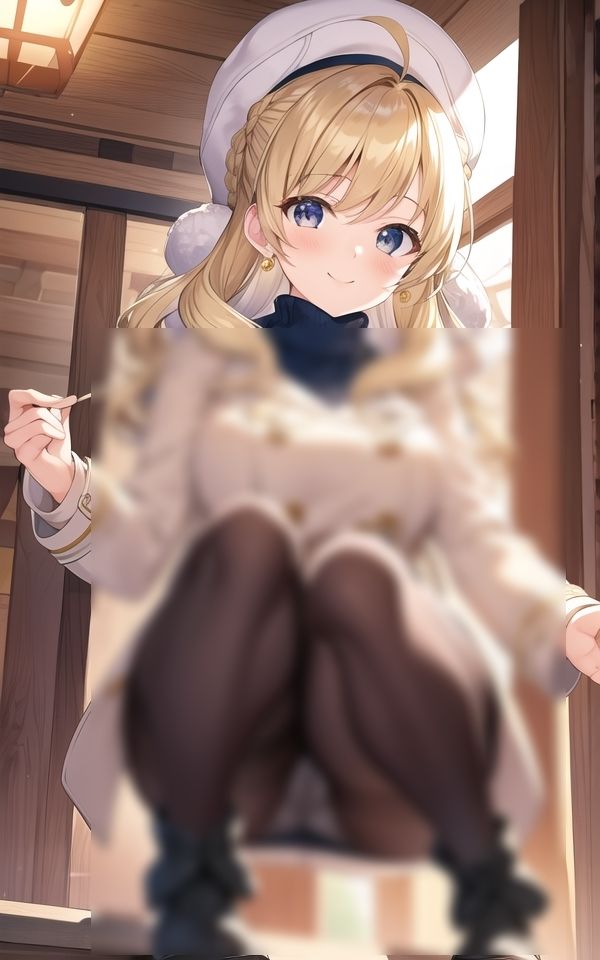 サンプル画像3:着衣のエッチな女の子(淫乱戦士) [d_524311]