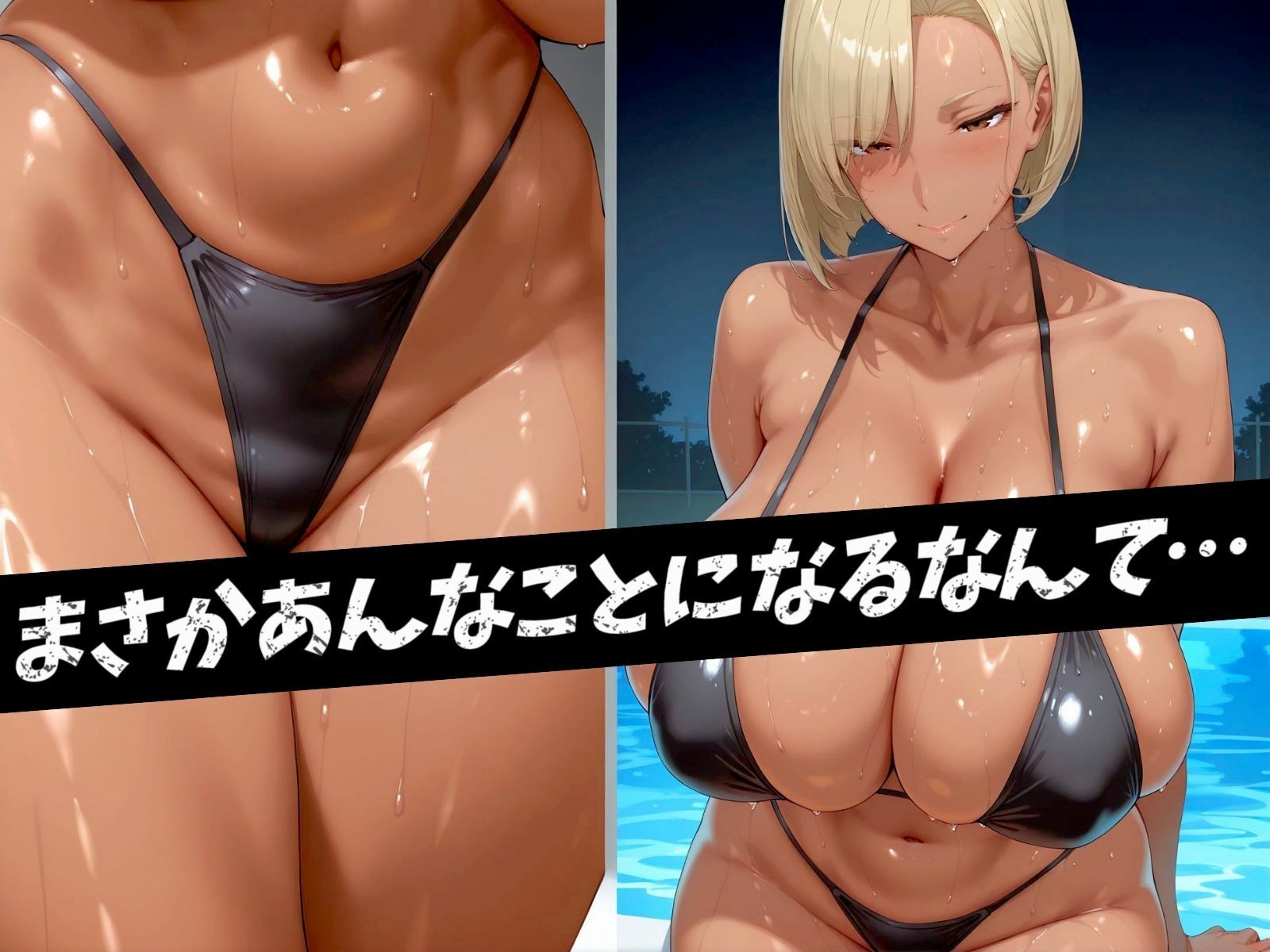 サンプル画像2:ヤリ過ぎナイトプール ギャルママ 20人VS1人 乱交乱射(身勝手) [d_524325]