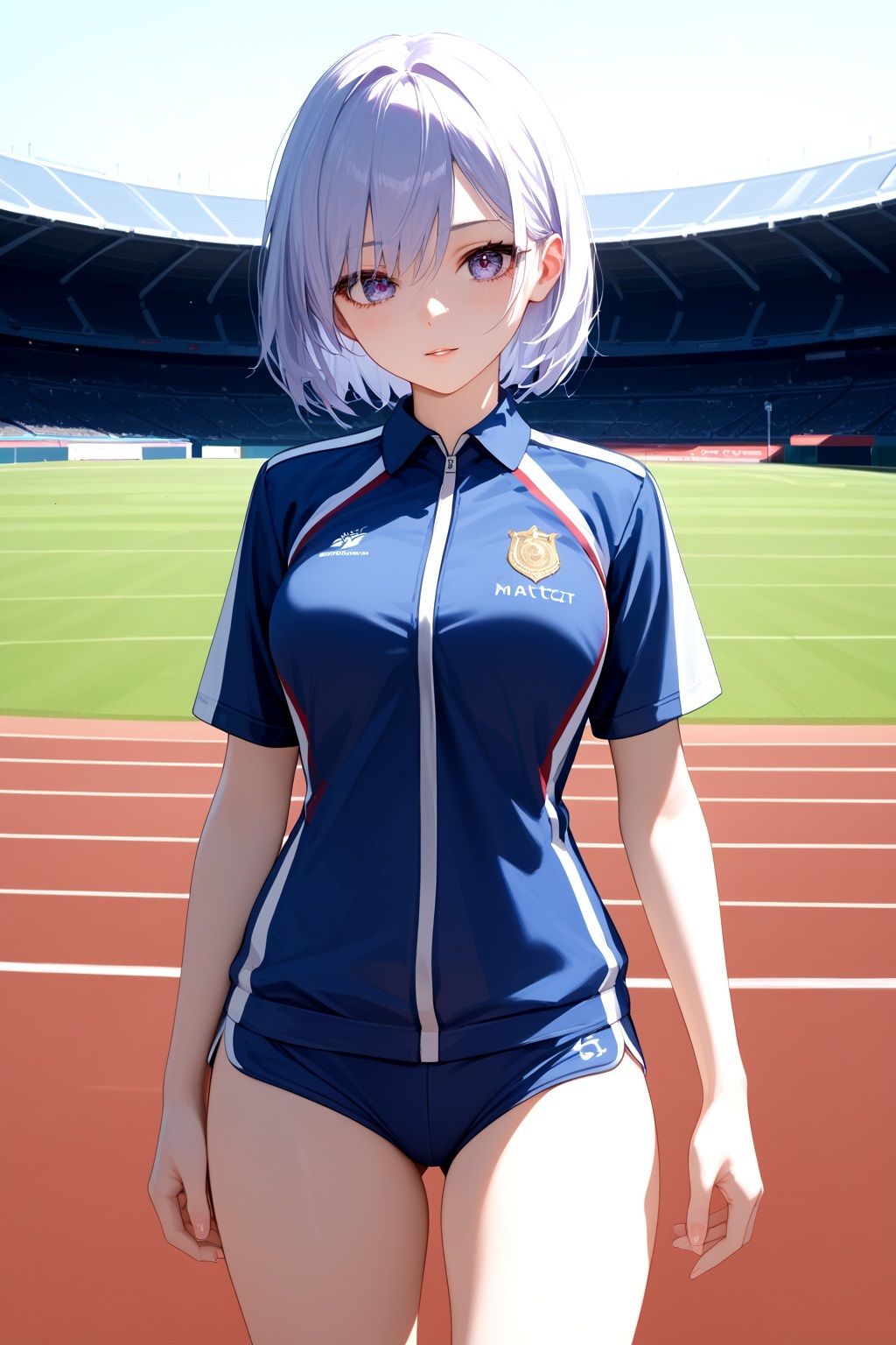 サンプル画像1:陸上部員がコーチと裏トレーニング(ピンクパレット) [d_524339]