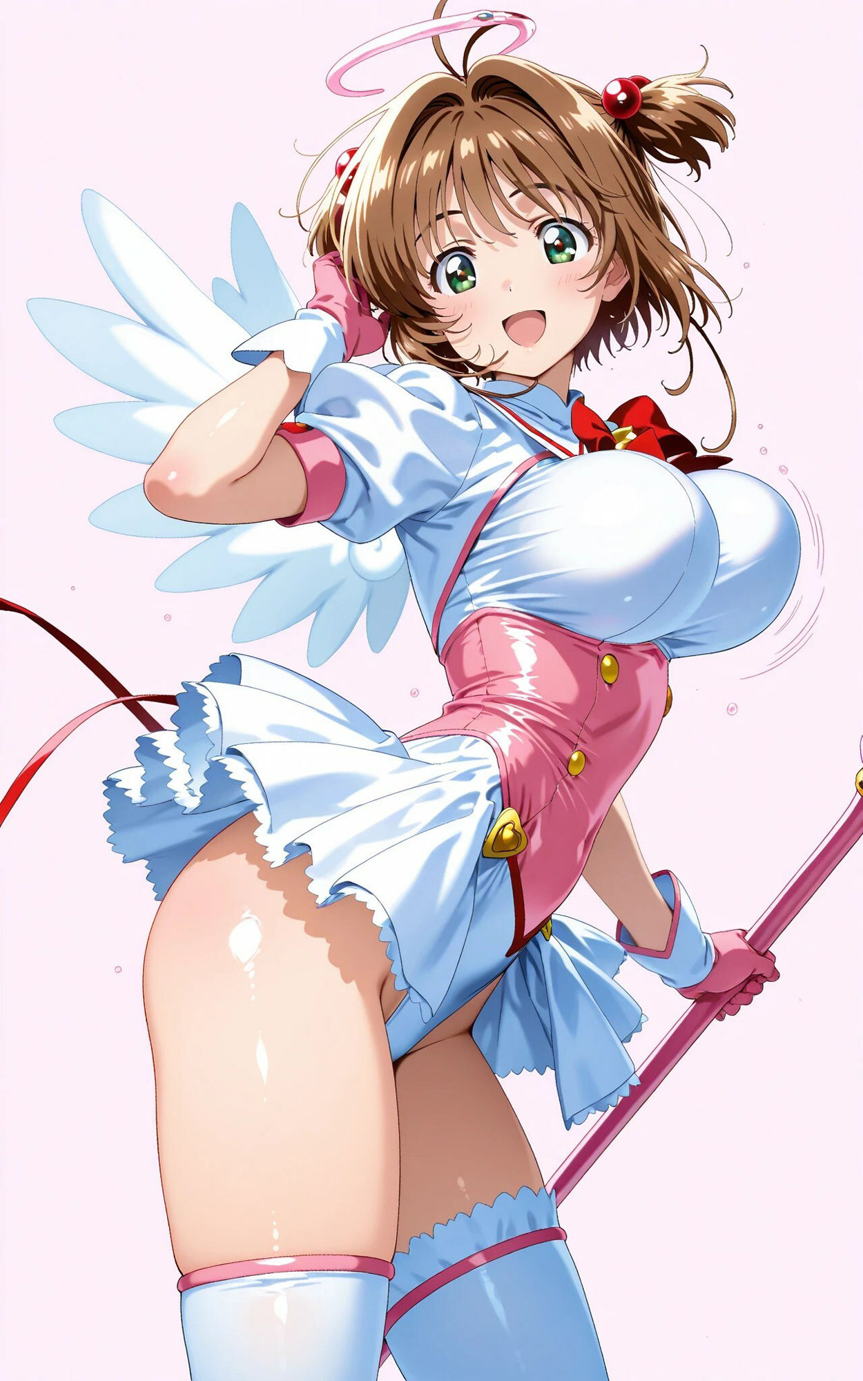 サンプル画像1:【発情美少女】カードキ〇プターさくら編(画像生成マン) [d_524433]