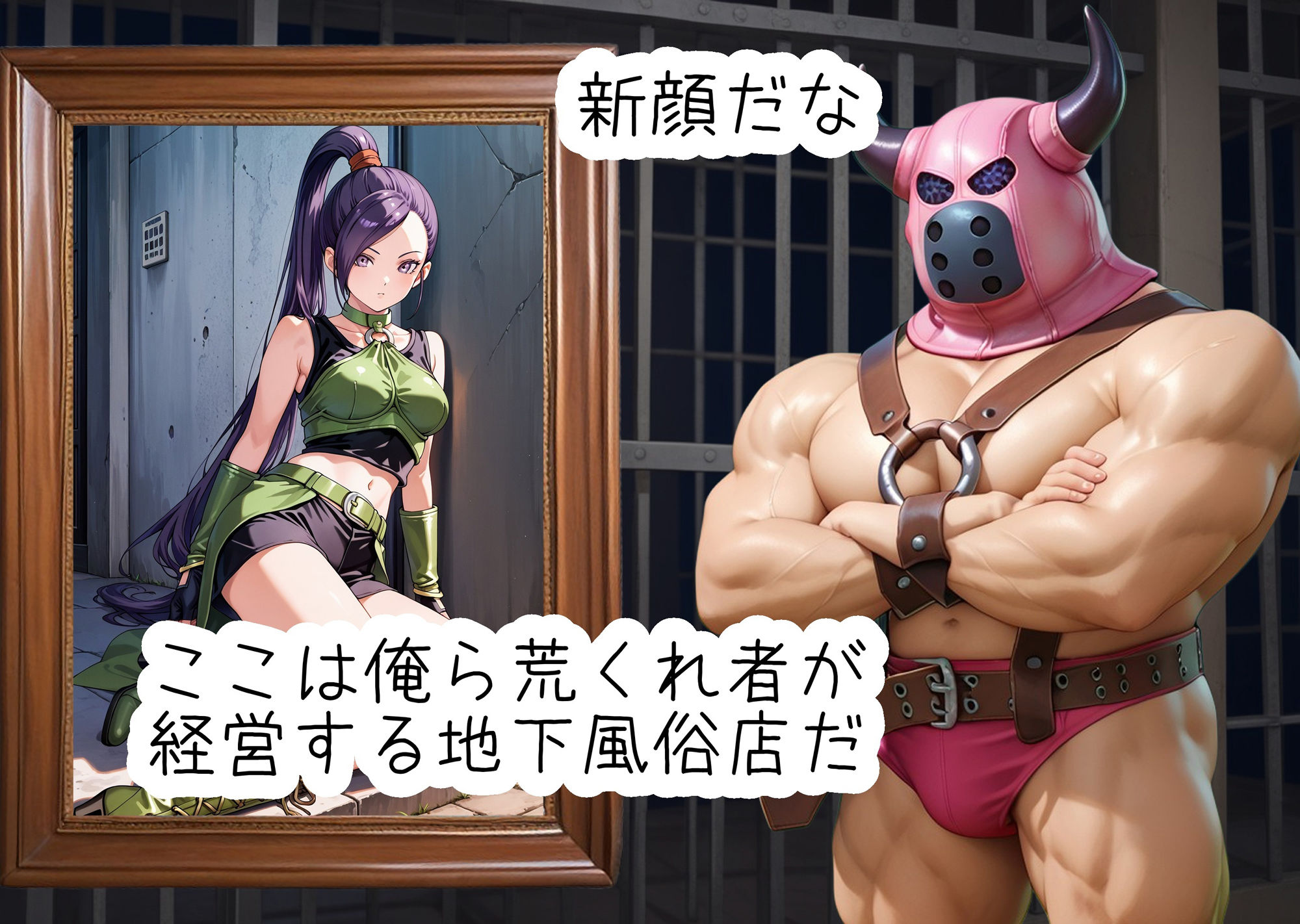 サンプル画像2:荒くれ者の地下風俗 マルティナ(AI女学園  LOW) [d_524474]