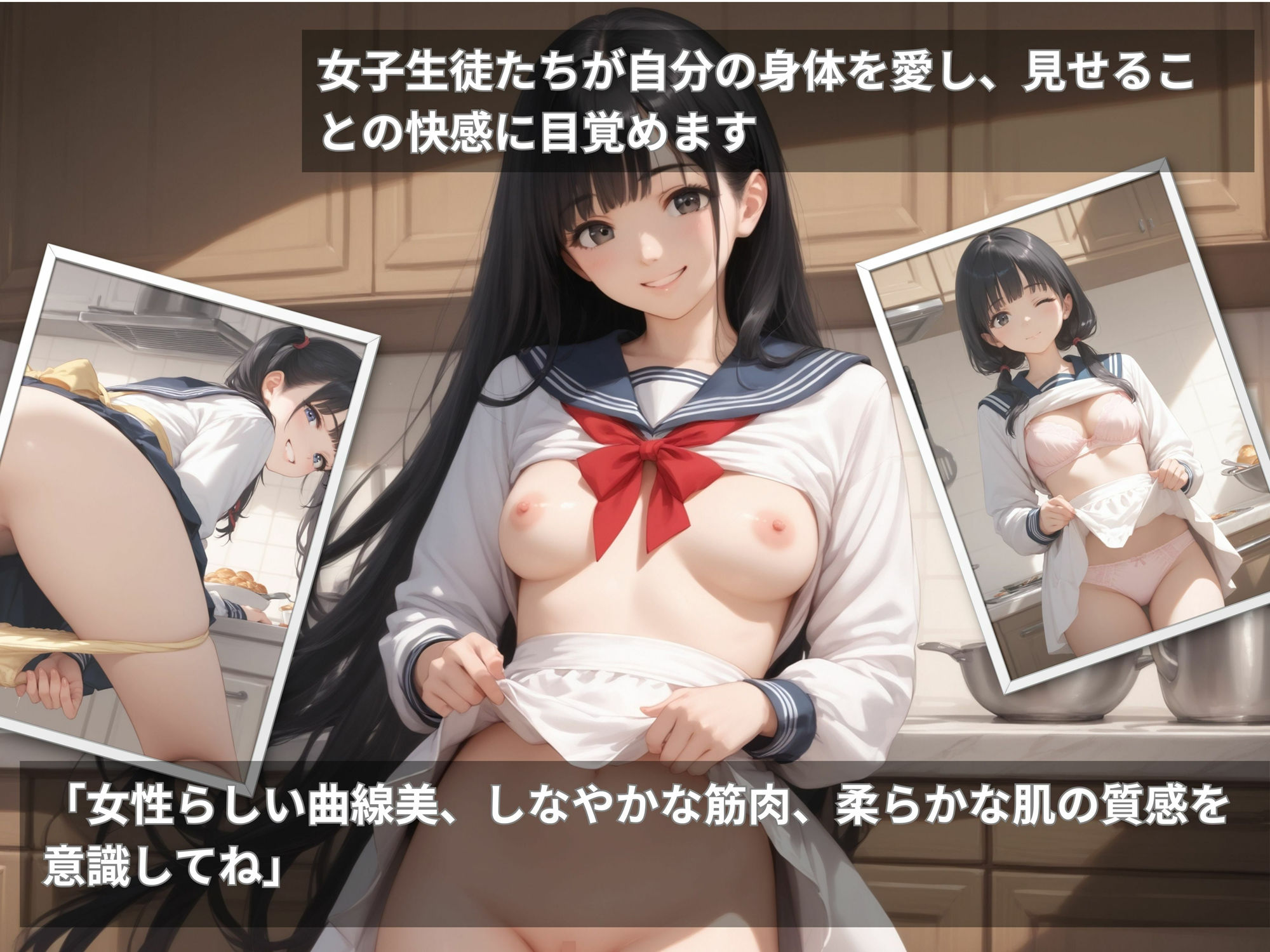 サンプル画像2:花嫁修業学園 エロティックな花嫁育成(パンプキンちゃん) [d_524487]