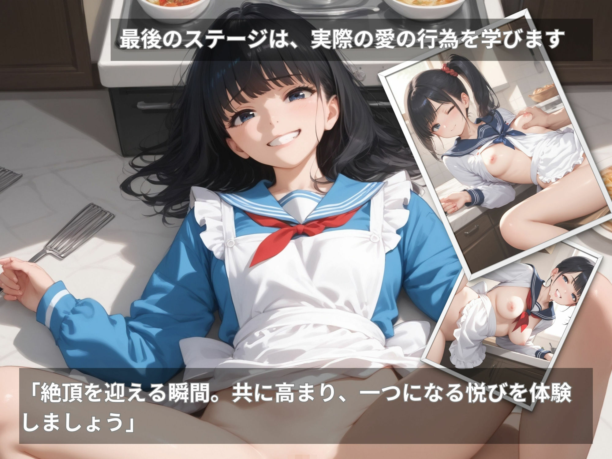 サンプル画像6:花嫁修業学園 エロティックな花嫁育成(パンプキンちゃん) [d_524487]