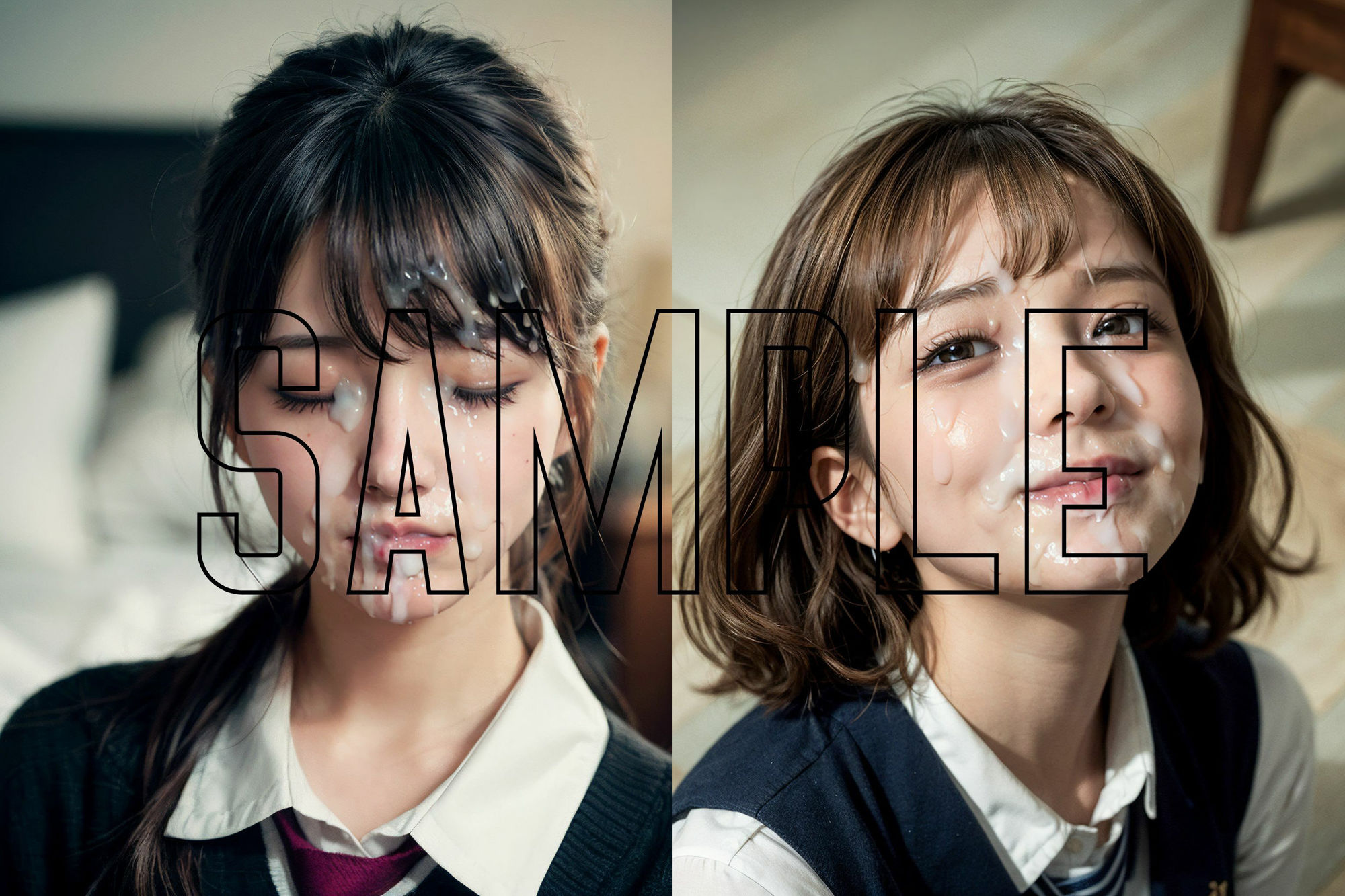 サンプル画像1:ぶっかけだけを詰め合わせ2(B.B.I (Bukker’s BUKKAKE Images)) [d_524536]