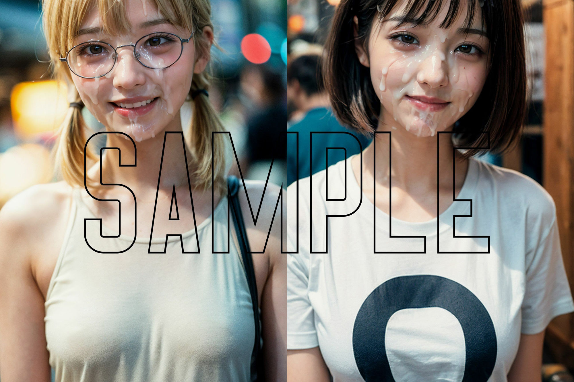 サンプル画像4:ぶっかけだけを詰め合わせ2(B.B.I (Bukker’s BUKKAKE Images)) [d_524536]