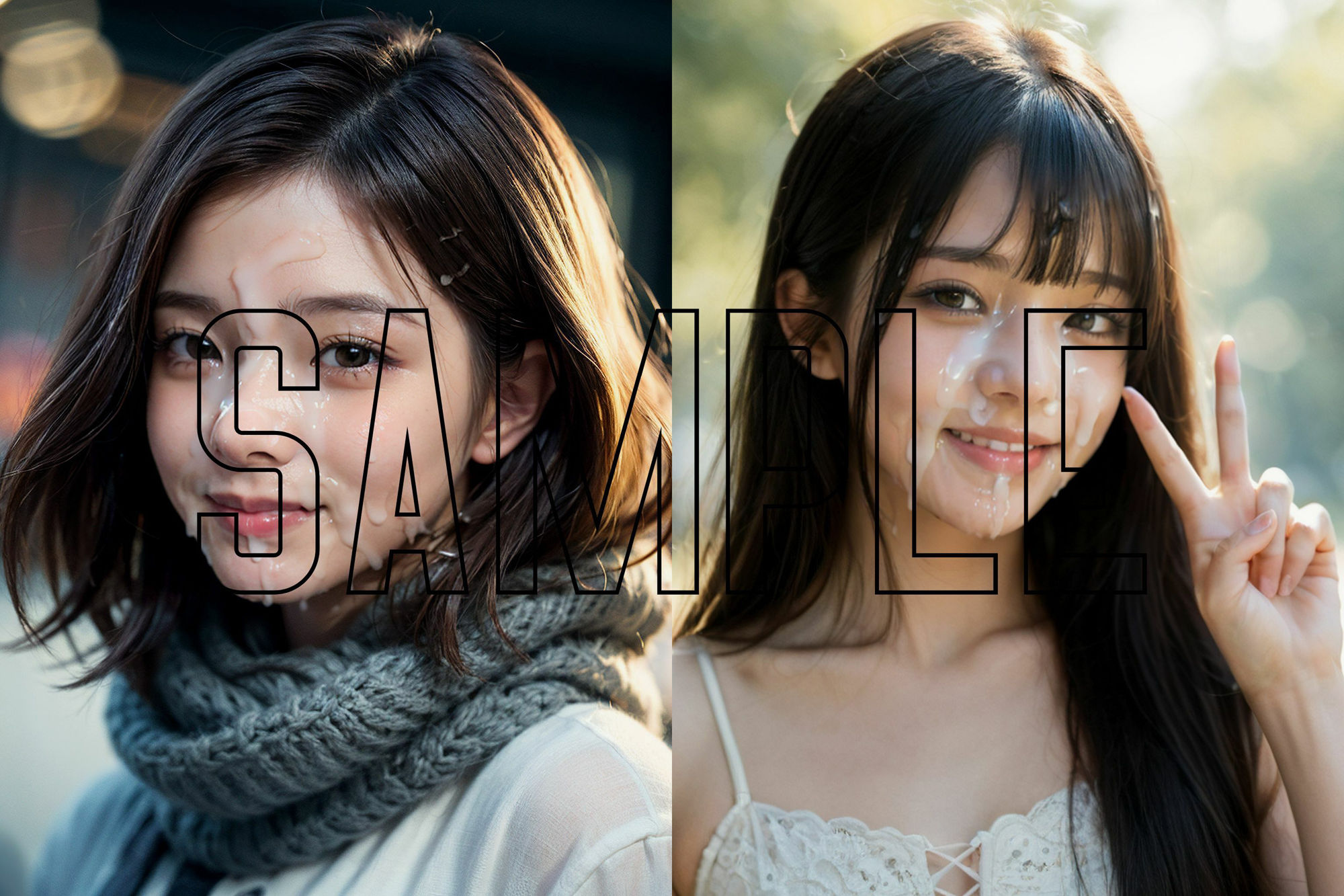 サンプル画像5:ぶっかけだけを詰め合わせ2(B.B.I (Bukker’s BUKKAKE Images)) [d_524536]