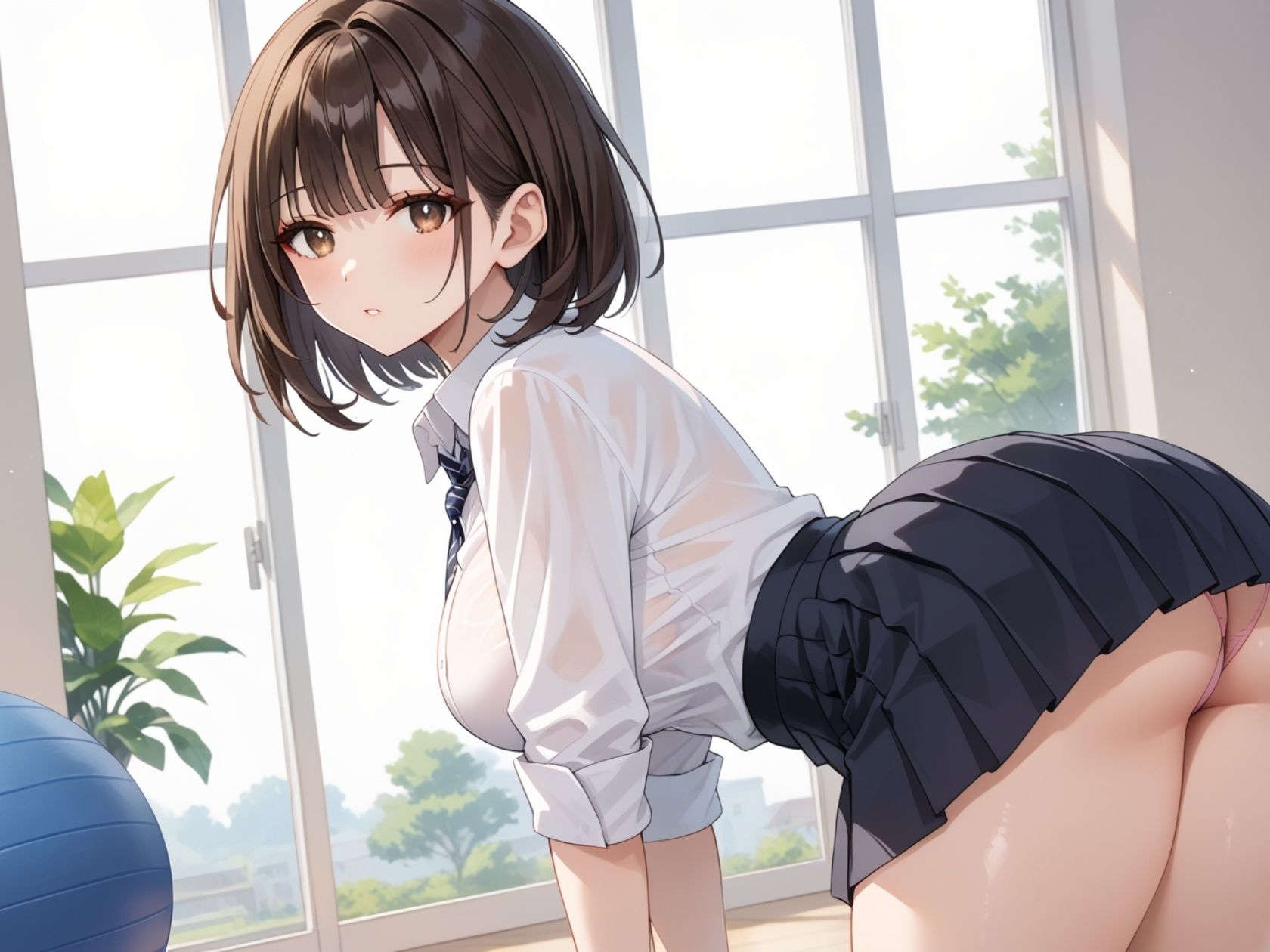 サンプル画像2:美人でスレンダー巨乳な友達のお姉ちゃんのSっ気たっぷりピストン搾精セックス〜逆NTR誘惑〜(そいやっさ) [d_524546]