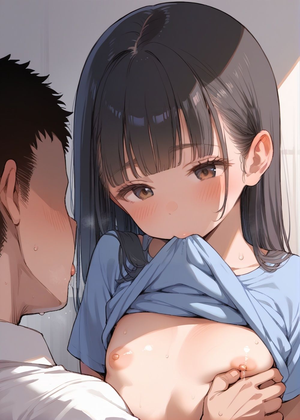 サンプル画像5:つるぺた妹は乳首調教を望む(あめりかん極太そーせーじ) [d_524694]