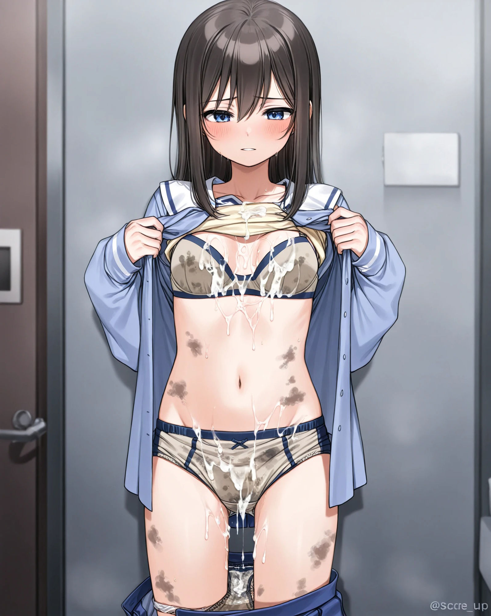 サンプル画像1:ちっぱいじょしこうせいの汚い下着にぶっかけ！【約160枚】(はなはな出版) [d_524739]