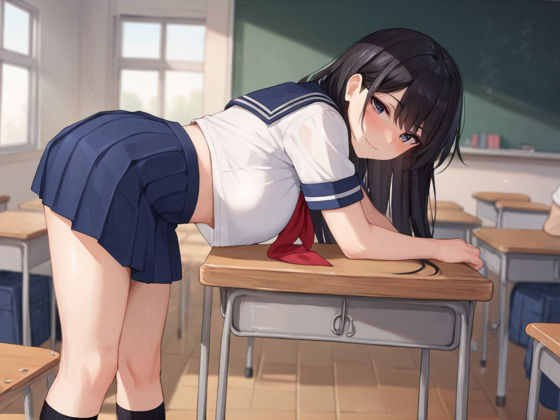 サンプル画像1:教師の僕は巨乳生徒のノーブラ誘惑に理性ふき飛び何度も彼女に吐精してしまう。(お金玉でか夫) [d_524760]