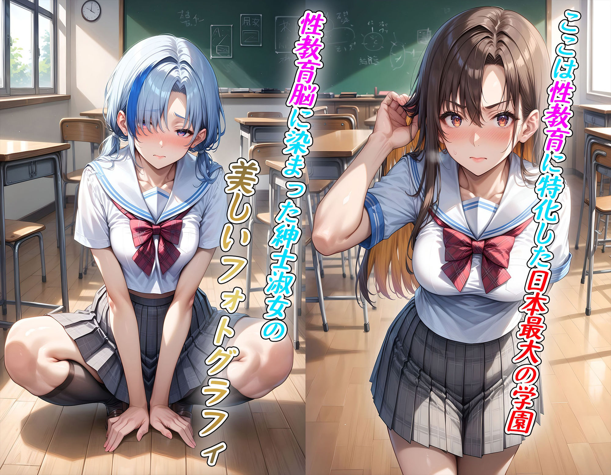 サンプル画像2:私立性育特化学園 〜ローション科〜(べりーべいん) [d_524774]