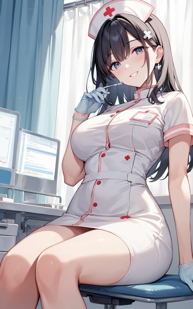 サンプル画像1:欲求不満な美女ナースと禁断セックス(くりぼー) [d_524778]