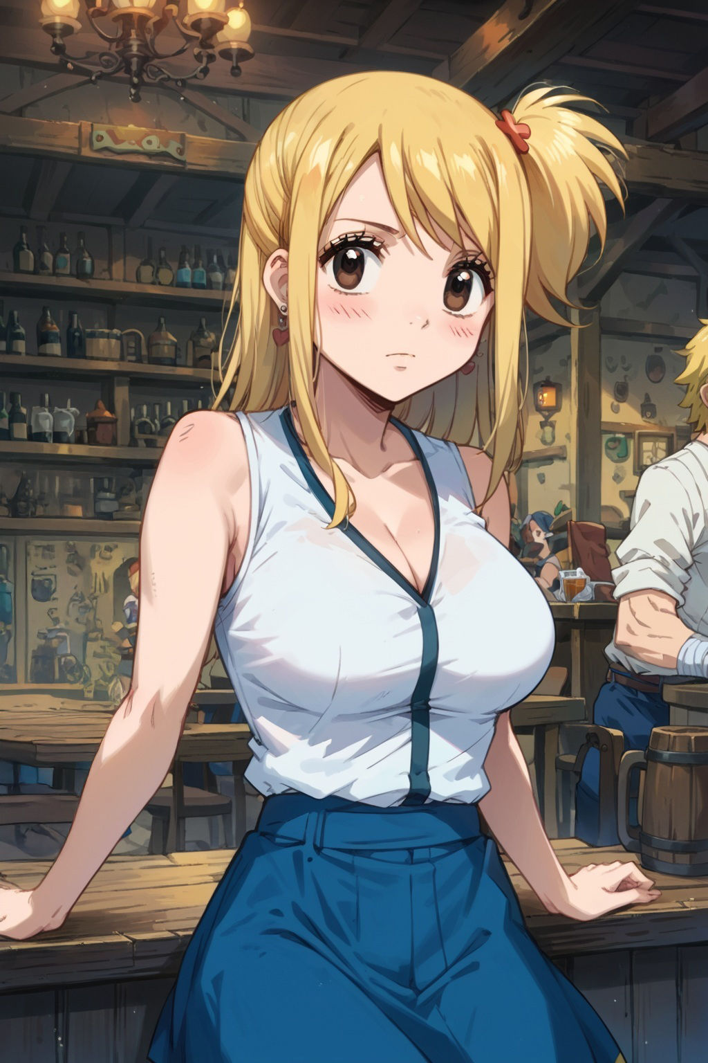 サンプル画像1:襲われた巨乳星霊魔導士ルーシィ ベロキス処女喪失SEX(リイバーワークス) [d_524886]