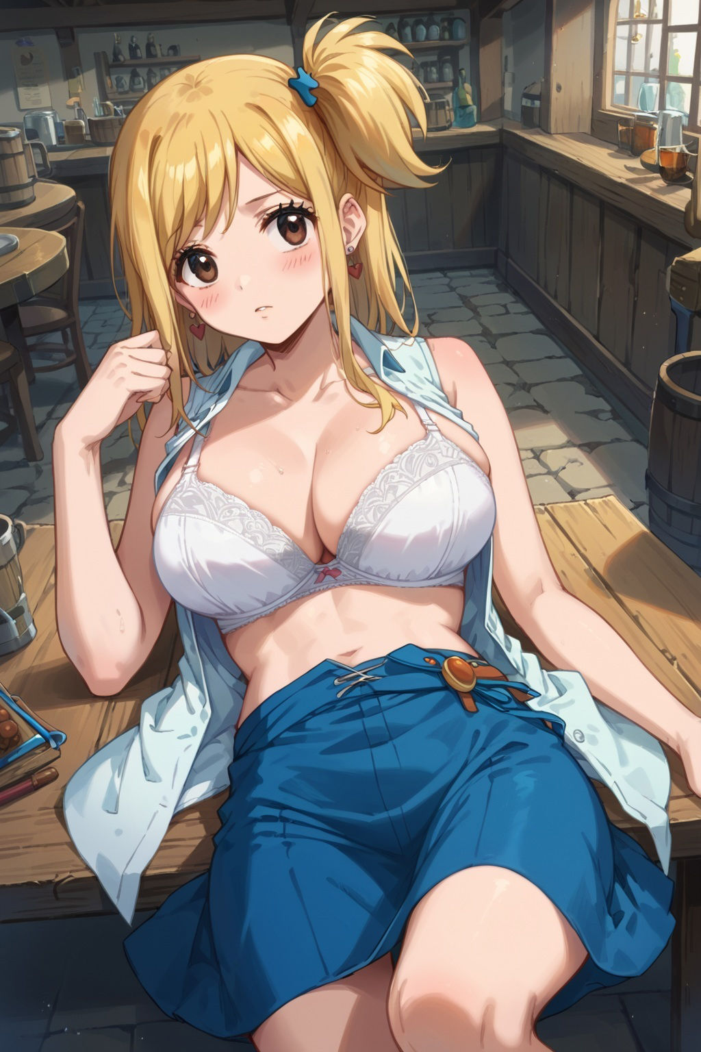 サンプル画像2:襲われた巨乳星霊魔導士ルーシィ ベロキス処女喪失SEX(リイバーワークス) [d_524886]