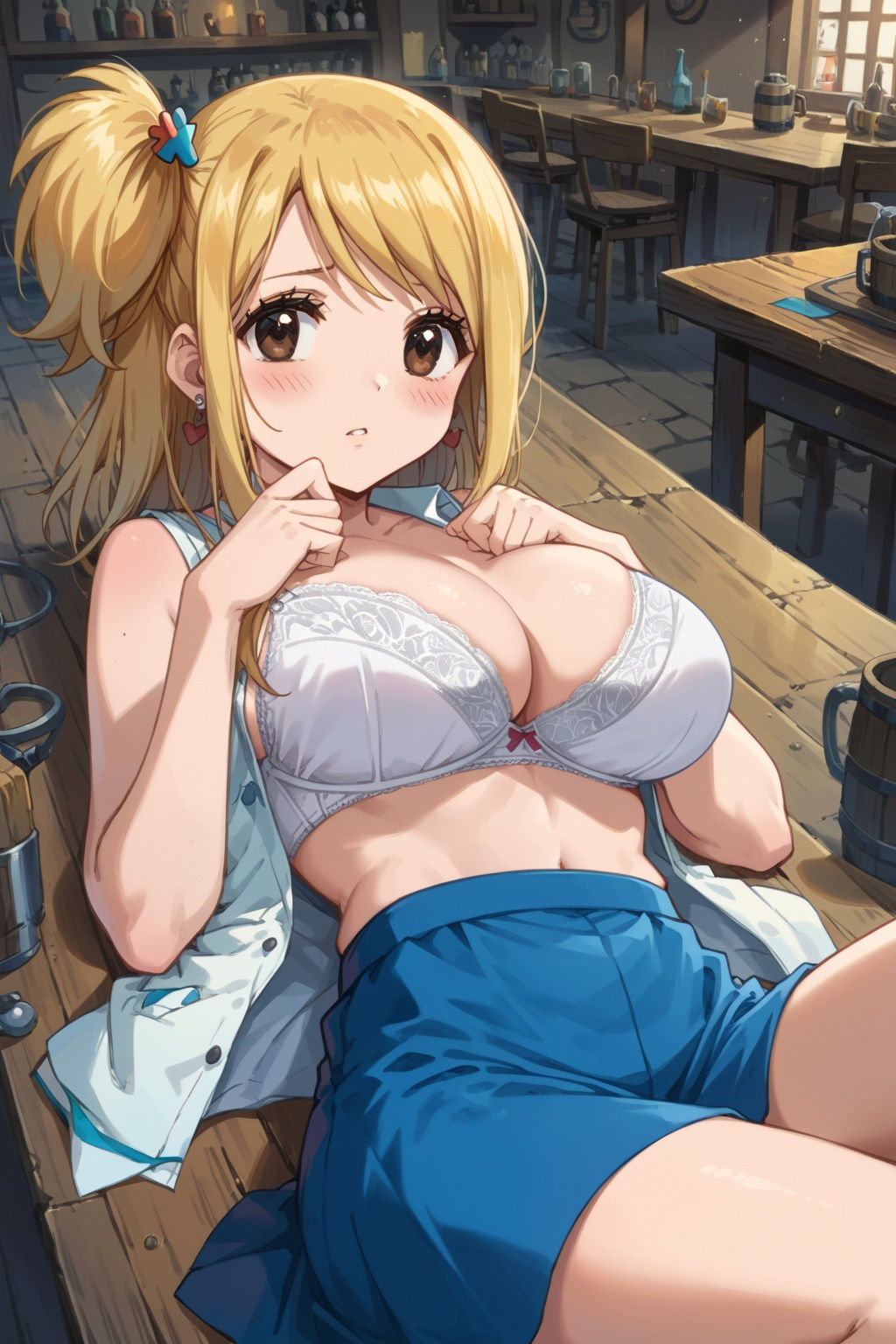 サンプル画像3:襲われた巨乳星霊魔導士ルーシィ ベロキス処女喪失SEX(リイバーワークス) [d_524886]