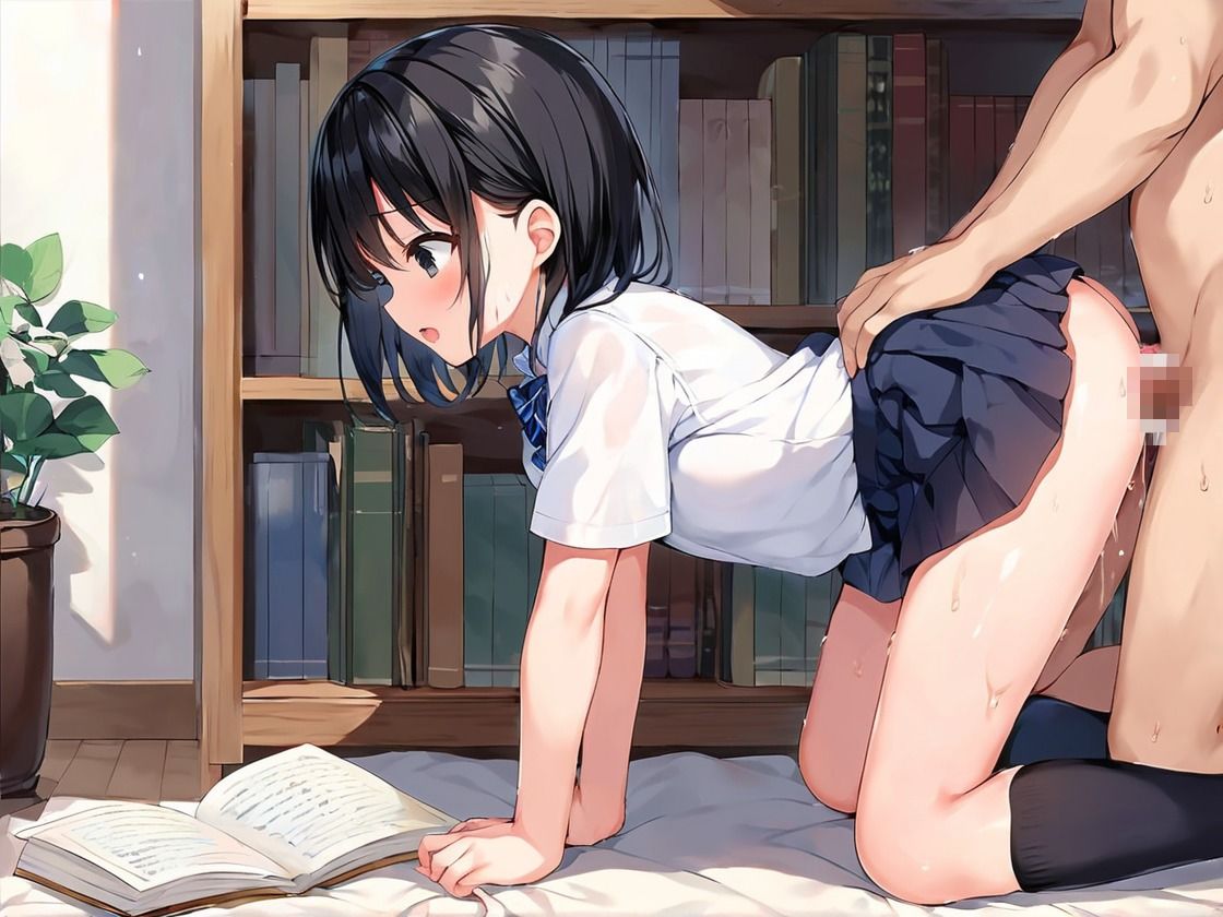 サンプル画像4:黒髪女子校生を中出し孕ませ(まひなの花) [d_524888]