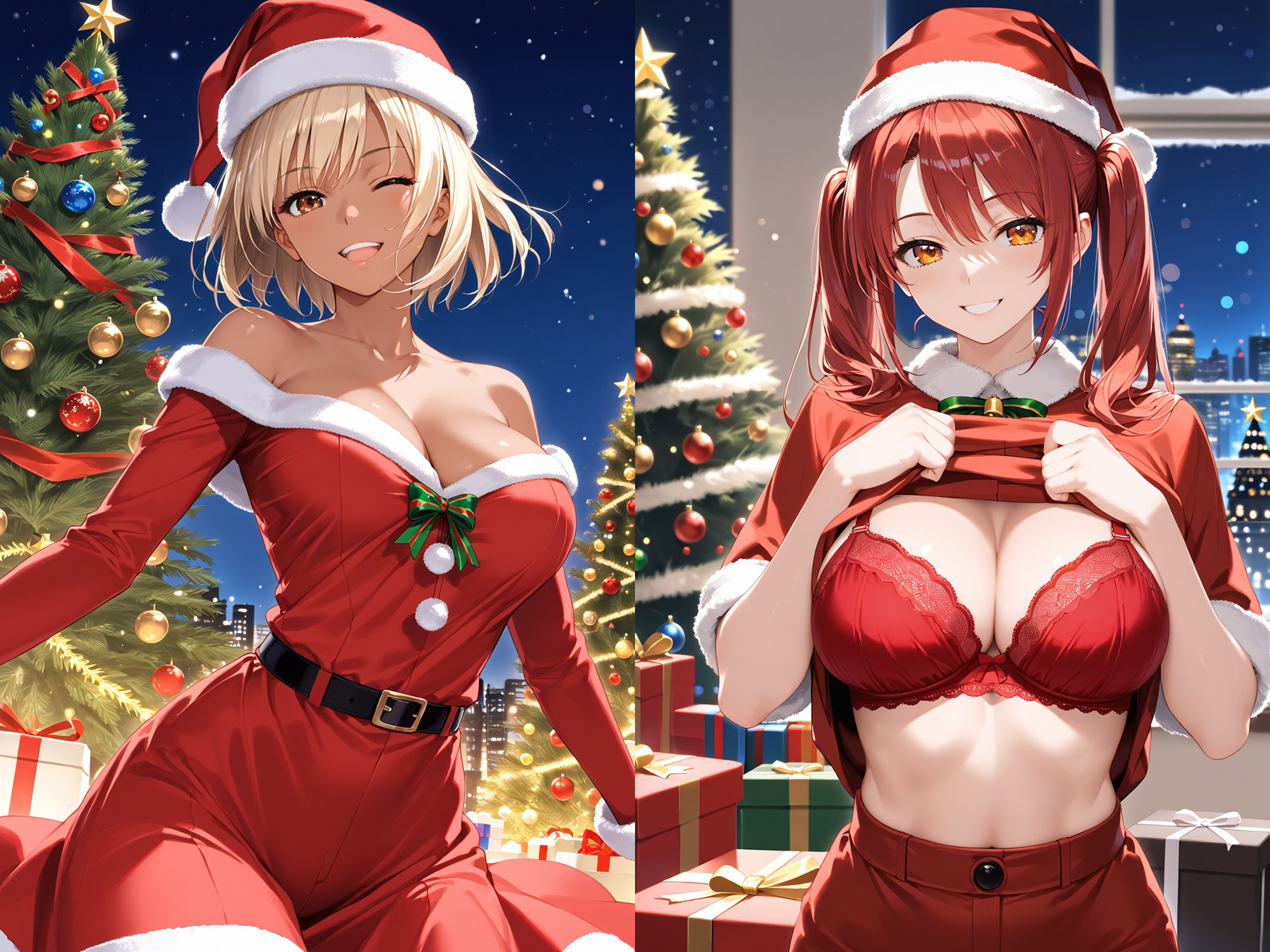 サンプル画像2:私たちのクリスマスは聖夜で性夜(夢絵織) [d_524913]