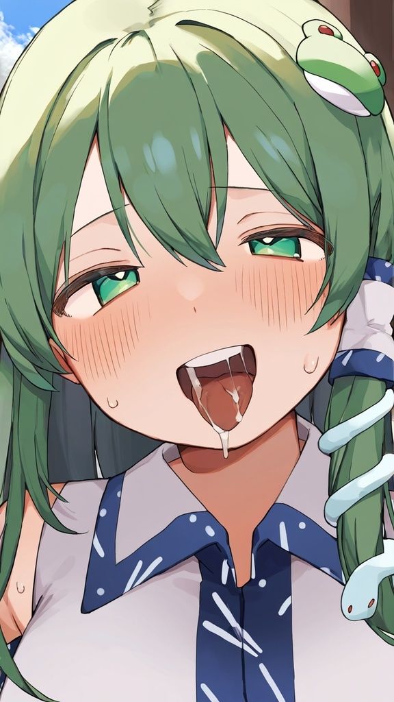 サンプル画像4:144枚CG集  東風谷早苗  東方project オナニーたくし上げフェラパイズリ本番中出し(しゃるな) [d_524971]