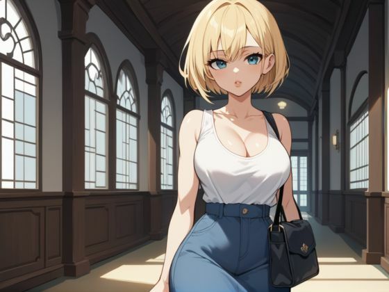 サンプル画像2:パパ活白ギャル(誘惑アーカイブ) [d_525013]