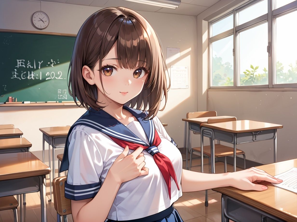 サンプル画像1:生徒な彼女と放課後性指導(妄想マカロン) [d_525048]