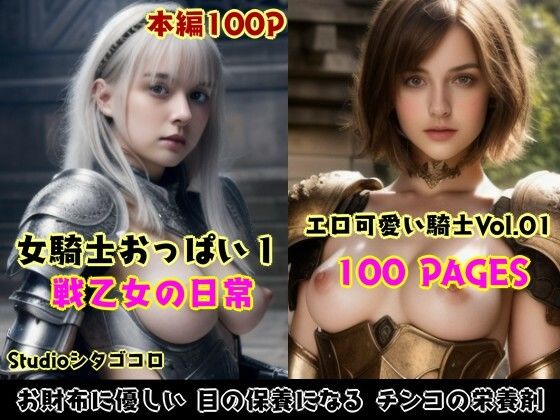 サンプル画像5:女騎士おっぱい。全5巻お徳用パック〜異世界の女騎士は従順な無知っ子ばかり！脱がし放題セクハラし放題な件。総集編1〜(Studioシタゴコロ) [d_525155]