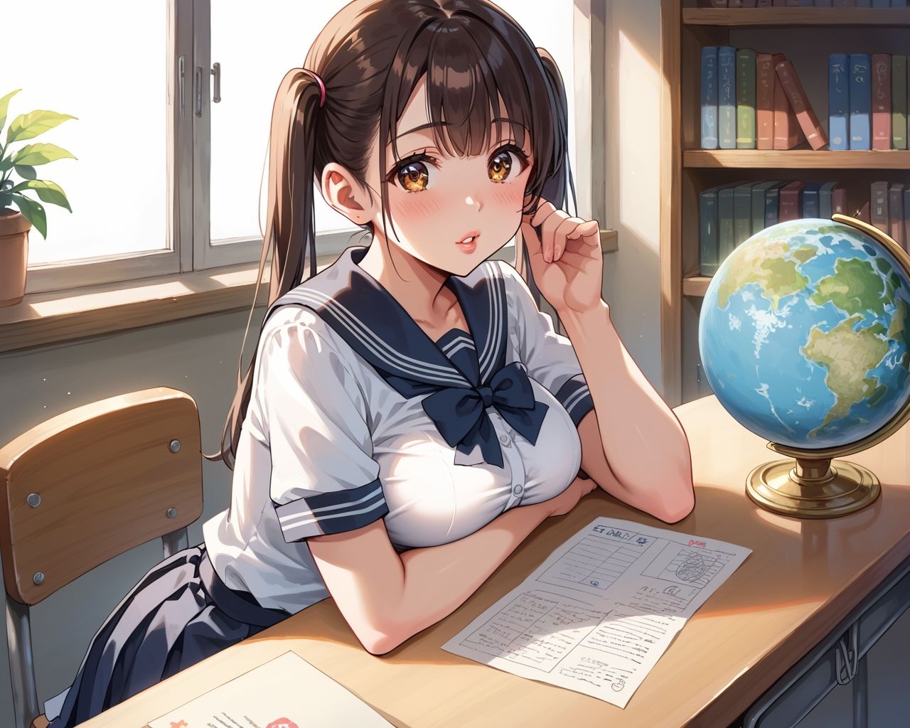 サンプル画像1:クラス1の巨乳ちゃんをエロ肉体改造服従セックス(ひつじ雲) [d_525183]