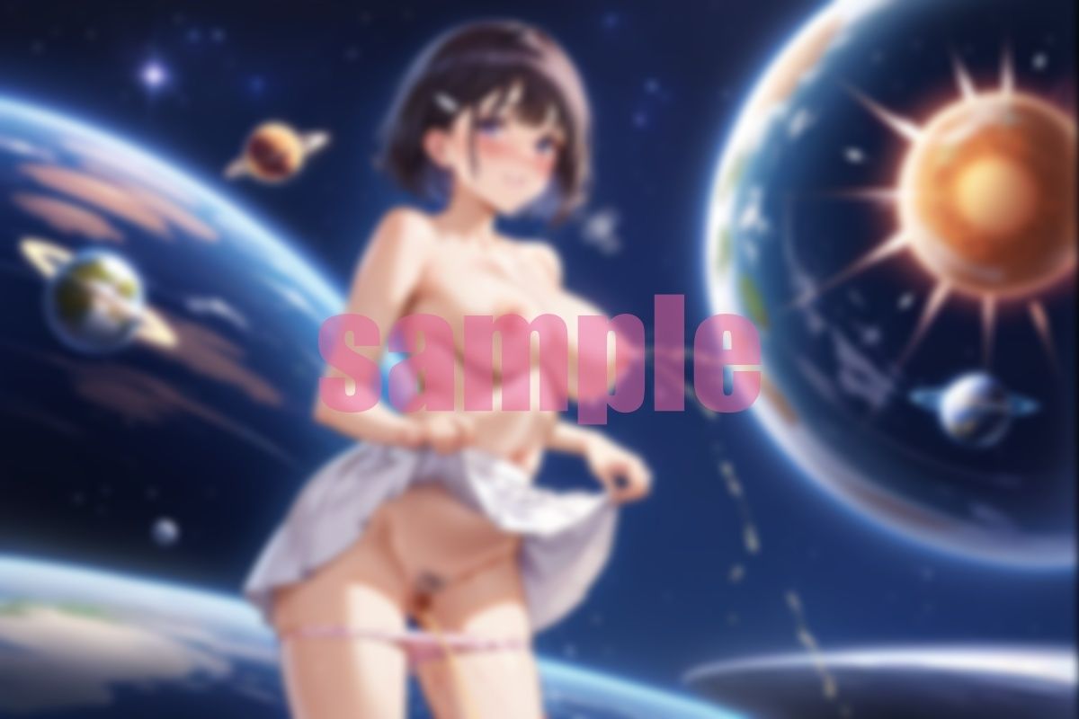 サンプル画像6:宇宙牛乳製造所まりんちゃん(彊食自AI) [d_525330]