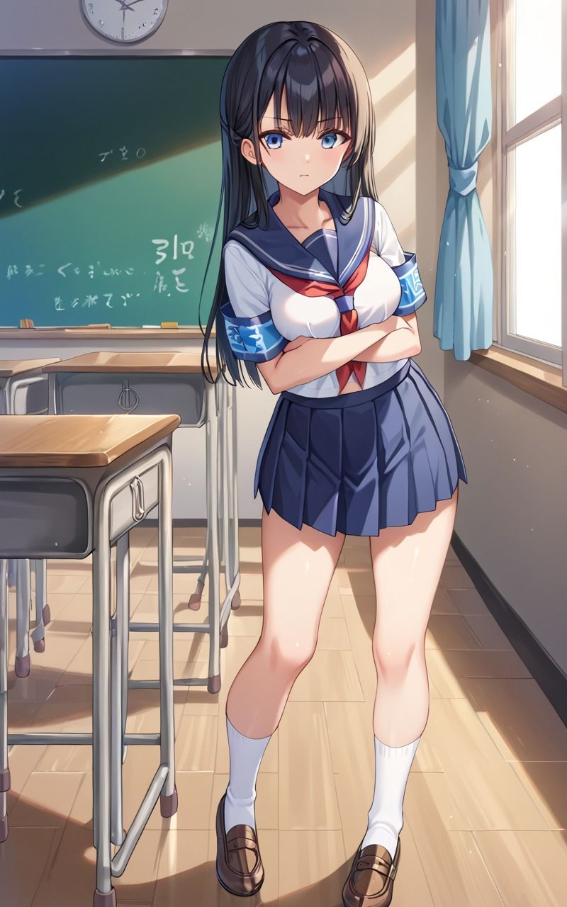 サンプル画像1:しっかり者の委員長は先生に寝取られる(むっちょん) [d_525387]