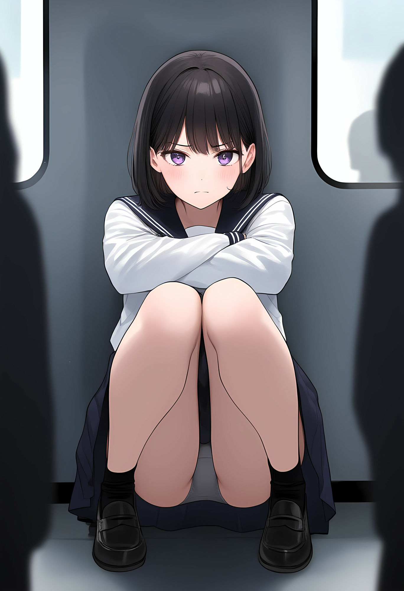 サンプル画像4:僕だけが通学途中の子のパンツを知ってる(オカム) [d_525403]