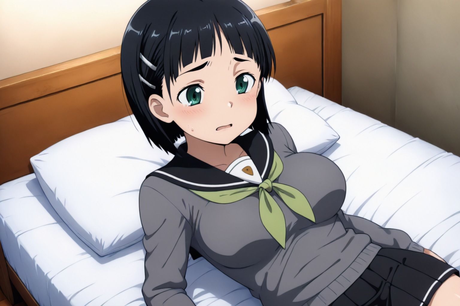 サンプル画像1:種付けヒロイン〜桐ヶ○直葉編〜(オスマンロマン) [d_525425]