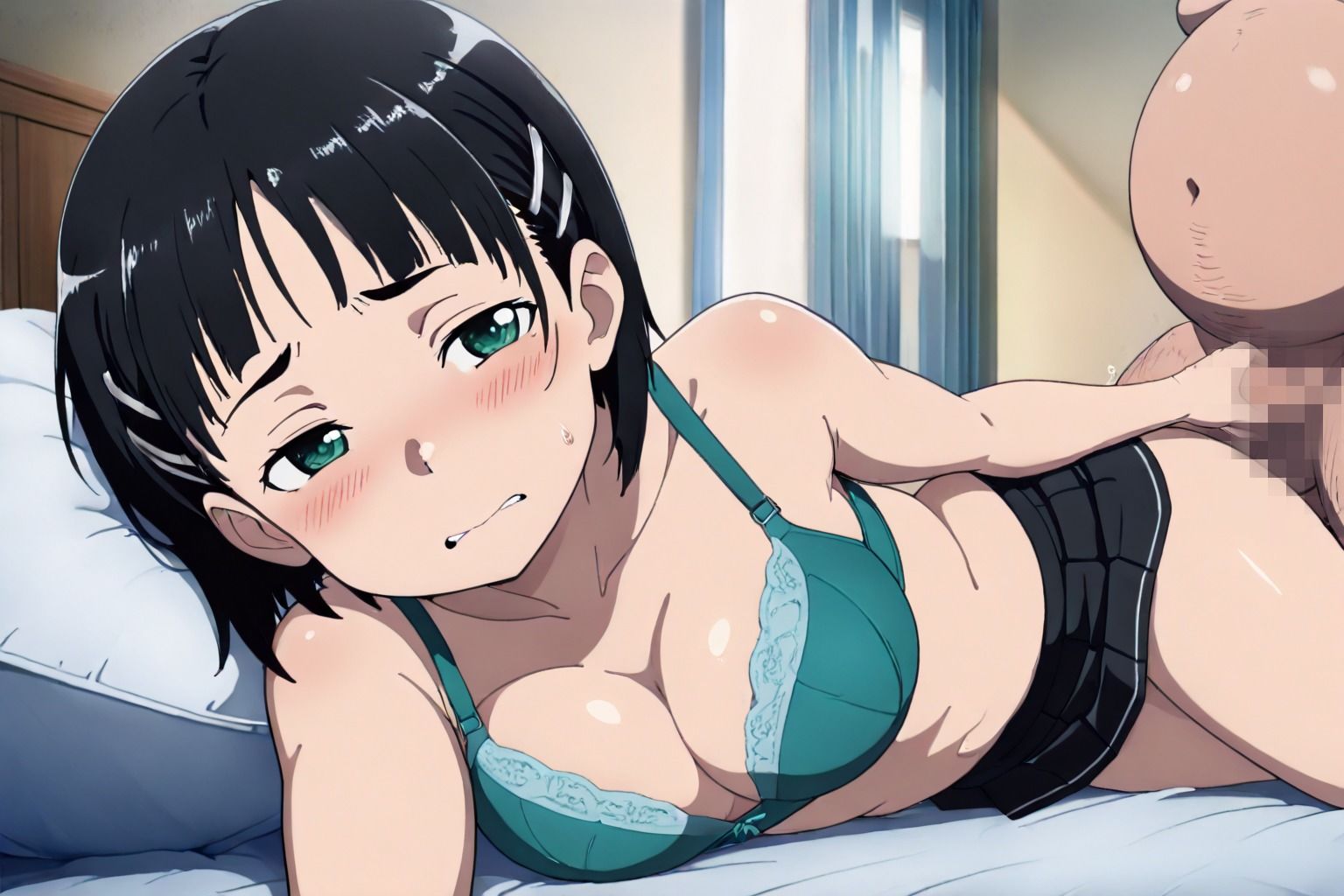 サンプル画像4:種付けヒロイン〜桐ヶ○直葉編〜(オスマンロマン) [d_525425]