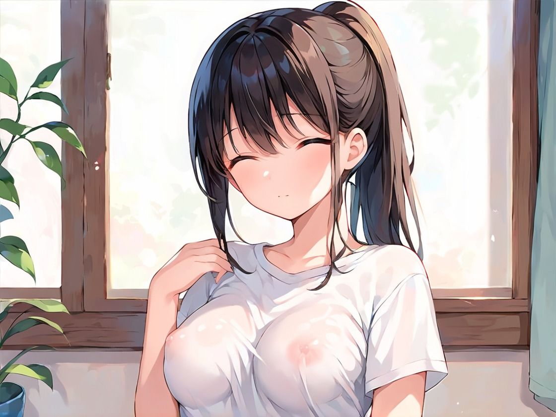 サンプル画像1:爆乳女子校生と秘密の中出し(まひなの花) [d_525468]